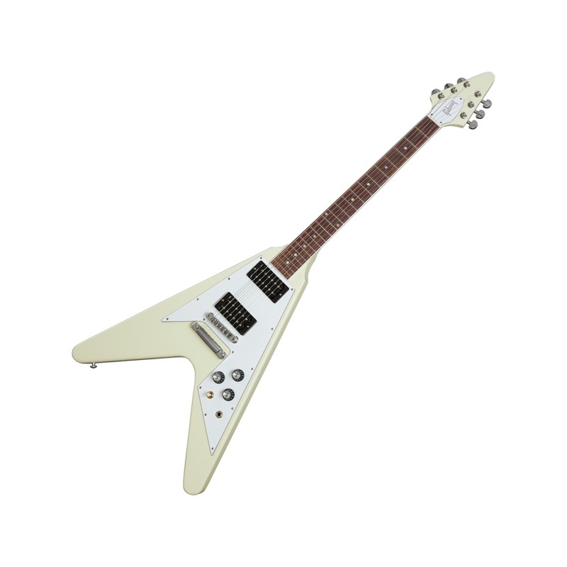 GIBSON - Guitare Electrique 70s Flying V Classic White